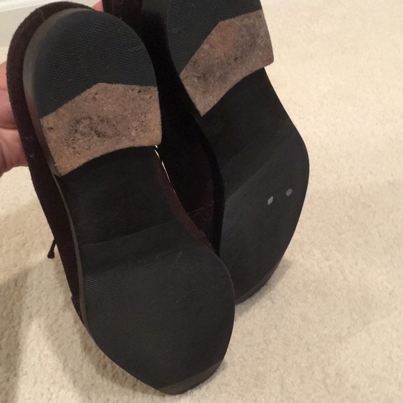 Men’s chocolate suede Prada loafers 8.5 - Picture 7 of 8